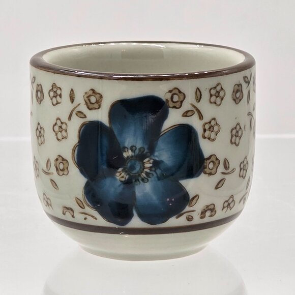 Japanese Import 7 Piece Sake Set Carafe 2 Sake Cup 2 Side Bowls 2 Chopstick Rest - Picture 5 of 10